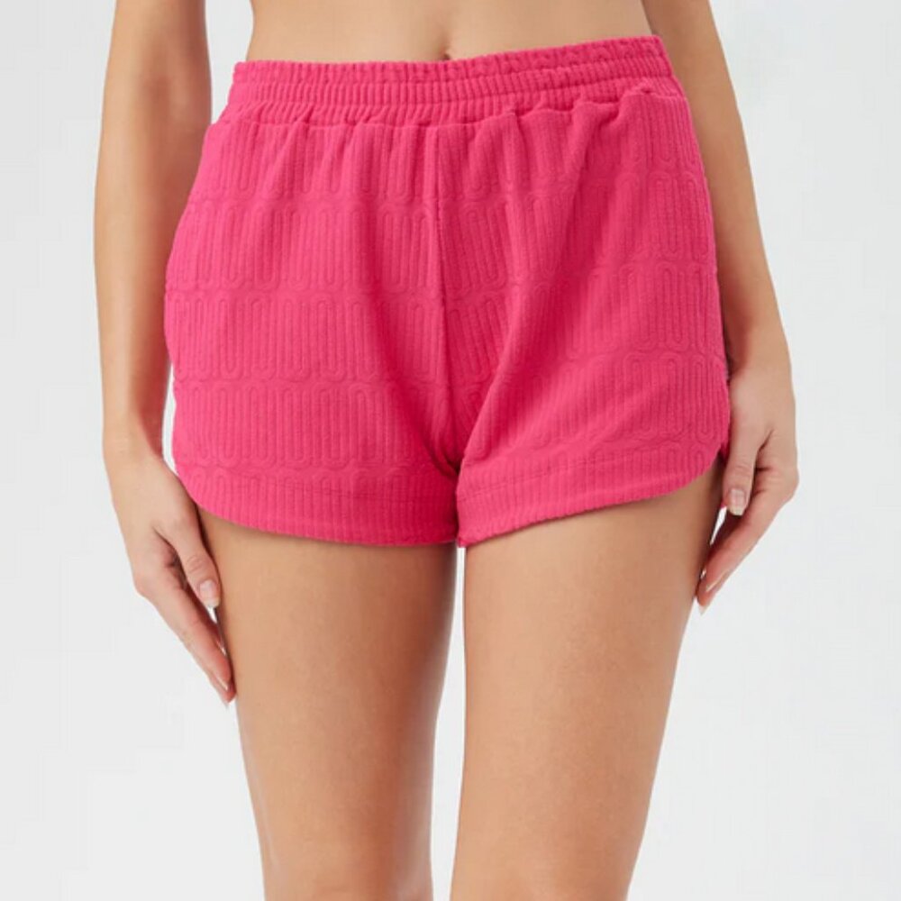 Trina Turk Women's Skyfall Terry Swim Cover-Up Short BOUGAINVILLEA Size XL NWT